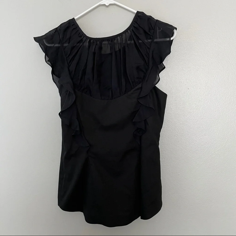 Black Halo Ruffle Blouse - Picture 5 of 8